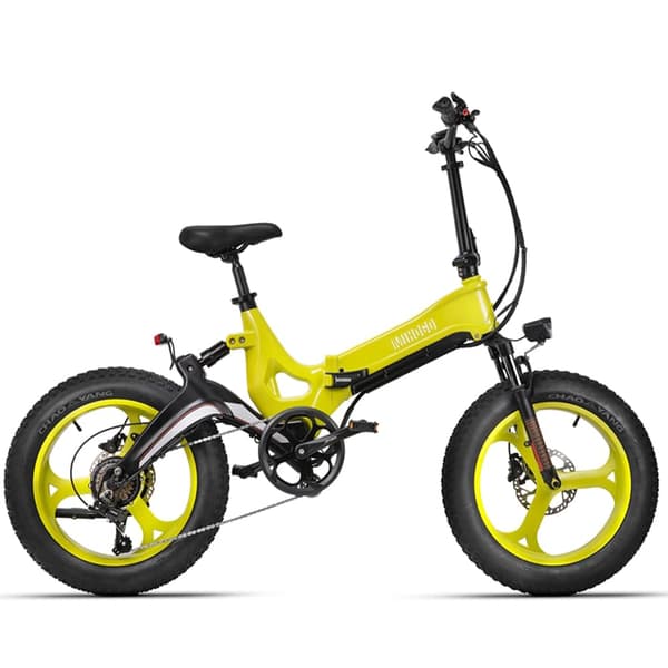 MIHOGO NX Softtail Elcykel, 750W motor, Shimano 7-gear, 12,8AH batteri, app-styring, foldbar stel i magnesiumlegering