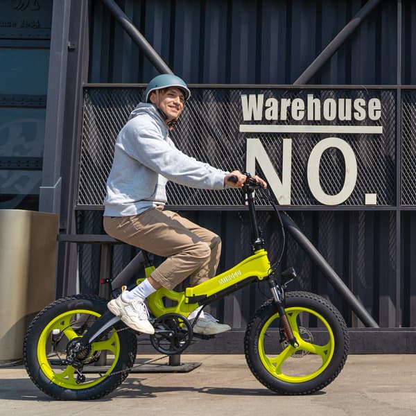 MIHOGO NX hopfällbar elcykel för vuxna, 750W motor, Shimano 7-växlad, 12,8AH batteri, Bluetooth-anslutning, ram i magnesiumlegering