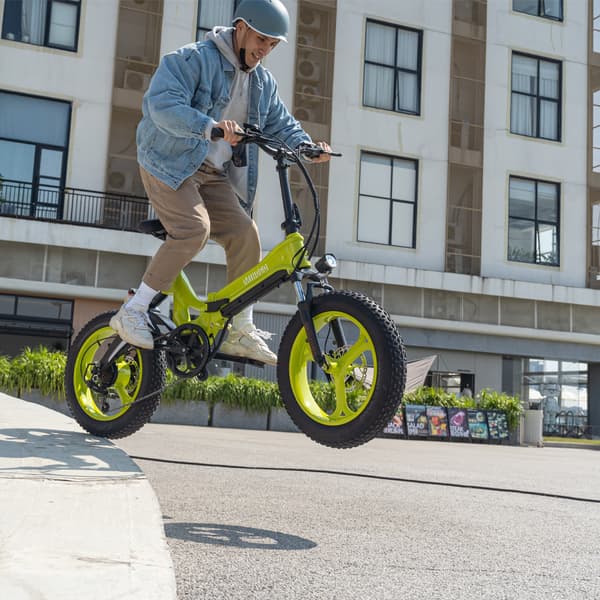 MIHOGO NX hopfällbar elcykel för vuxna, 750W motor, Shimano 7-växlad, 12,8AH batteri, Bluetooth-anslutning, ram i magnesiumlegering