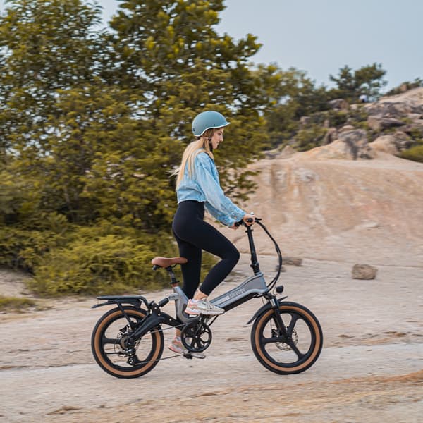 MIHOGO RX 2.4 stadselcykel, 500W motor, 12.8AH batteri, ram i magnesiumlegering, 20*2.4 däck, elcykel med mjuk baksida, hopfällbar