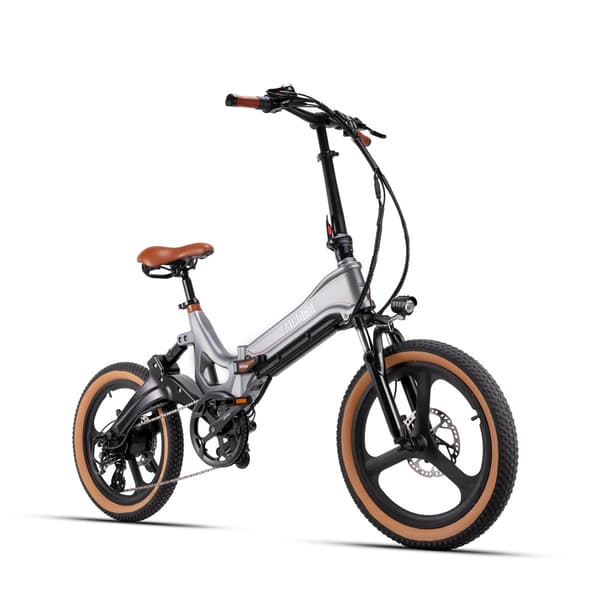 MIHOGO RX 2.4 stadselcykel, 500W motor, 12.8AH batteri, ram i magnesiumlegering, 20*2.4 däck, elcykel med mjuk baksida, hopfällbar