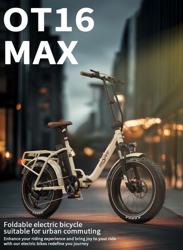 ONESPORT OT16 Max stadselcykel, 500W motor, max 50 km/h, 18Ah batteri, räckvidd 120 km, stöd för Bluetooth-anslutning via app
