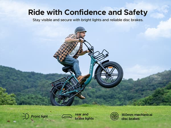 Engwe L20 2025 Nyaste Elcykel 25 km/h Hastighet Med Ram Aluminiumhjul 20 Tum Nior 250W 48V 13Ah Elcykel