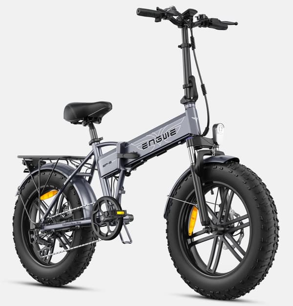 Engwe EP-2 Boost hopfällbar elcykel för vuxna, 250W motor, 48V 13AH batteri, 20''*4'' cykel med tjocka däck
