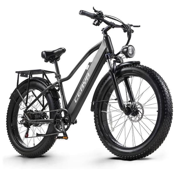 CEAYA Elcykel, mountainbike 26 tum, elcykel 48 V 20 Ah, skoter med 10 års garanti och LCD-skärm