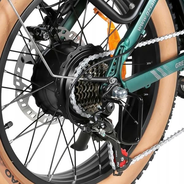 Elfordon Samebike XWLX09-II 45 km/h 48V 15AH 1000W hydrauliska skivbromsar