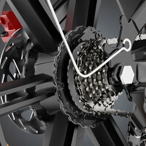 Ridstar Q20-LUXE Elfordon 1500W 48V 20Ah 55KM/H Olje-broms