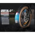 Miniatyrbild 3 av 6: Elfordon Samebike XWLX09-II 45 km/h 48V 15AH 1000W hydrauliska skivbromsar