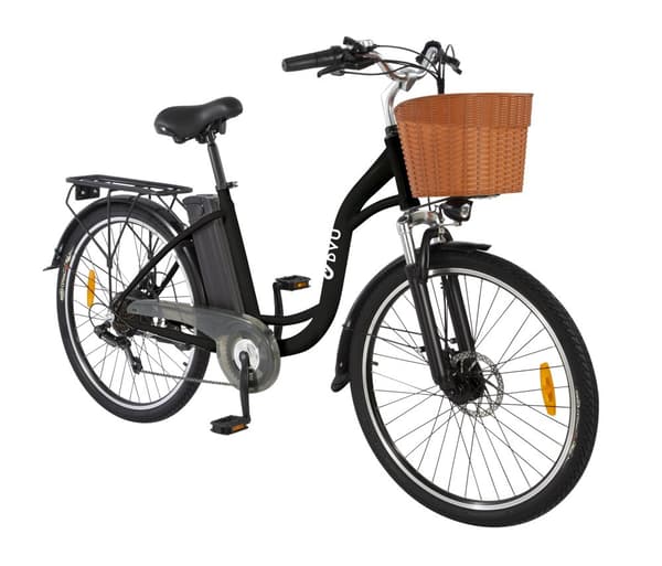 DYU C6 Urban elcykel - 26" hjul 36v 12.5Ah batteri upp till 70 km max räckvidd stadselcykel