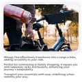 Miniatyrbild 11 av 11: MIHOGO One hopfällbar elcykel, 750W motor, 45 km/h, 28,8 Ah batteri, 7 hastigheter, momentsensor