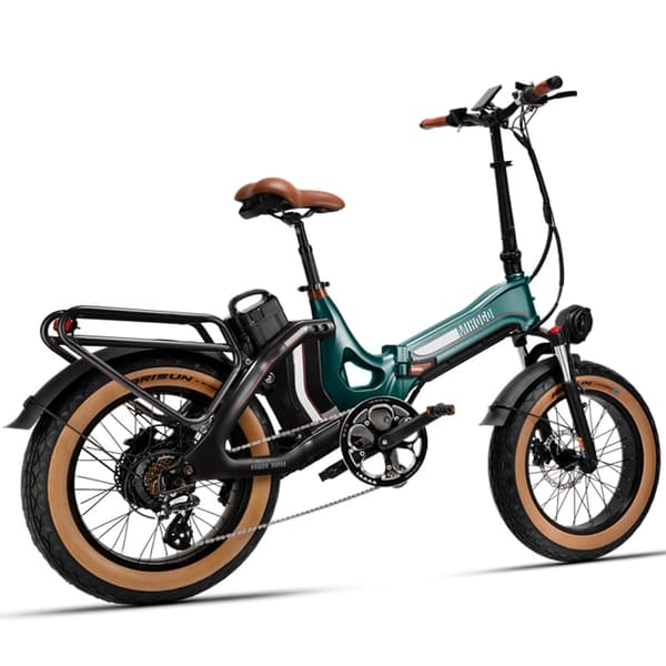 MIHOGO One hopfällbar elcykel, 750W motor, 45 km/h, 28,8 Ah batteri, 7 hastigheter, momentsensor