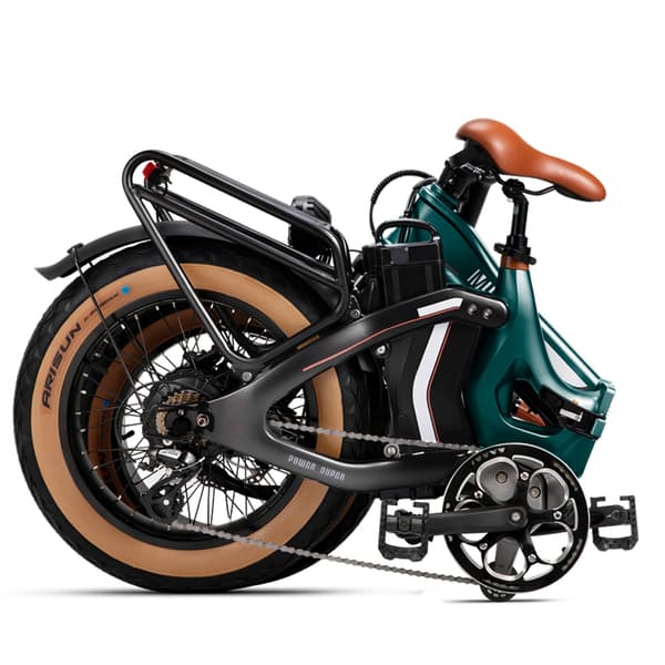 MIHOGO One hopfällbar elcykel, 750W motor, 45 km/h, 28,8 Ah batteri, 7 hastigheter, momentsensor