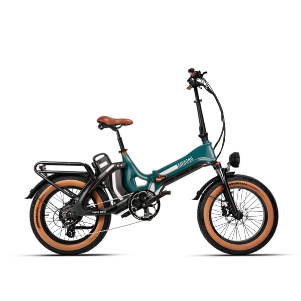 MIHOGO One hopfällbar elcykel, 750W motor, 45 km/h, 28,8 Ah batteri, 7 hastigheter, momentsensor