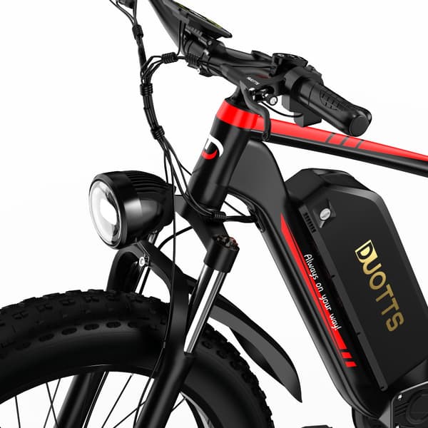 DUOTTS S26 elektrisk cykel mountainbike med 750W * 2 dobbelte motorer, 20AH Samsung batteri giver rækkevidde 60-120 km elektrisk cykel