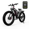 Miniatyrbillede 1 af 11: DUOTTS S26 elektrisk cykel mountainbike med 750W * 2 dobbelte motorer, 20AH Samsung batteri giver rækkevidde 60-120 km elektrisk cykel