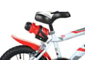Miniatyrbild 5 av 5: SCH RUNNER 14'', cykel för barn, lämpad för barn 4 till 6 år, med en längd på 100 till 120 cm, med cykelsignal och vattenflaska, röd