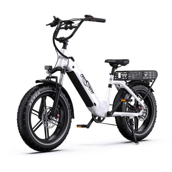 OneSport OT08 elcykel 500W,48V 18Ah batteri,20"*4.0 fettdäck, räckvidd 80-90km,hydraulisk skivbroms fram och bak,Shimano 7 växlar