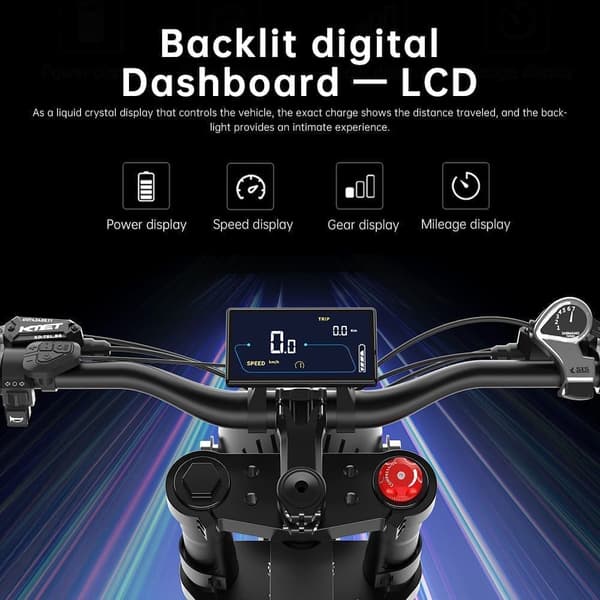 EKX X21 2000W motor, 55km/h hastighet, 35AH Li-ion batteri, 20*4.0 off-road däck, hydraulisk skivbroms Mountain E-bike