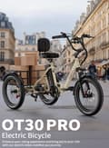 Miniatyrbillede 3 af 11: OneSport OT30 Pro cargo elektrisk cykel 500W, 48V 18AH batteri, maksimal rækkevidde 80-90 km, 20 "* 3.0 terrængående dæk, Shimano 7-trins, foldbar