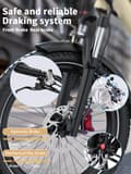 Miniatyrbillede 7 af 11: OneSport OT30 Pro cargo elektrisk cykel 500W, 48V 18AH batteri, maksimal rækkevidde 80-90 km, 20 "* 3.0 terrængående dæk, Shimano 7-trins, foldbar