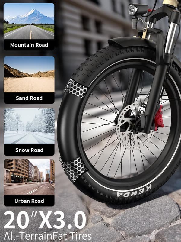 OneSport OT30 Pro cargo elektrisk cykel 500W, 48V 18AH batteri, maksimal rækkevidde 80-90 km, 20 "* 3.0 terrængående dæk, Shimano 7-trins, foldbar