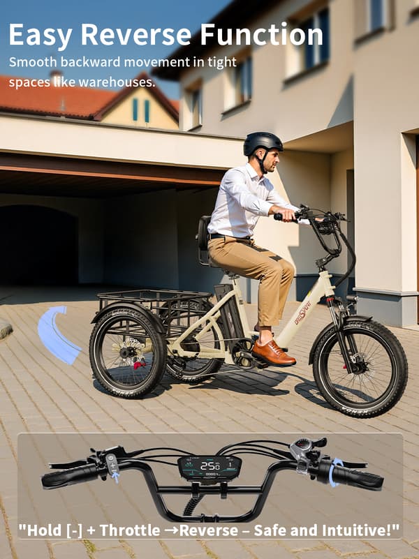 Onesport OT30PRO Elcykel: 500W motor, 48V 18AH batteri, 80-90 km räckvidd, momentsensor, hydrauliska bromsar, backväxel