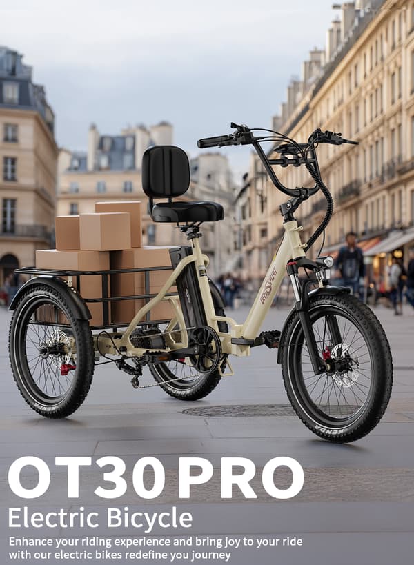Onesport OT30PRO Elcykel: 500W motor, 48V 18AH batteri, 80-90 km räckvidd, momentsensor, hydrauliska bromsar, backväxel