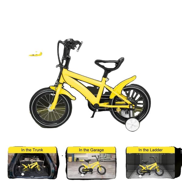 14 Tum Barncykel, Justerbar Sits Höjd, Säker Bromssystem,14 tum