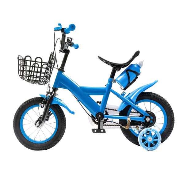 Børnecykel, Justerbar sædehøjde, 12 tommer hjul,Blå