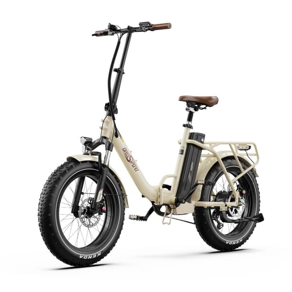OneSport OT16Max vikbar elcykel 500W, 48V 18Ah batteri, max räckvidd 120 km, hydraulisk skivbroms fram och bak, Shimano 7-växlad
