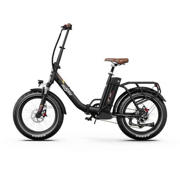 OneSport OT16Max taitettava sähköpyörä 500W, 48V 18Ah akku, maksimikantama 120km, Shimano 7-vaihteinen, 20"*4.0 rasvarengas, LCD-näyttö Bluetoothilla