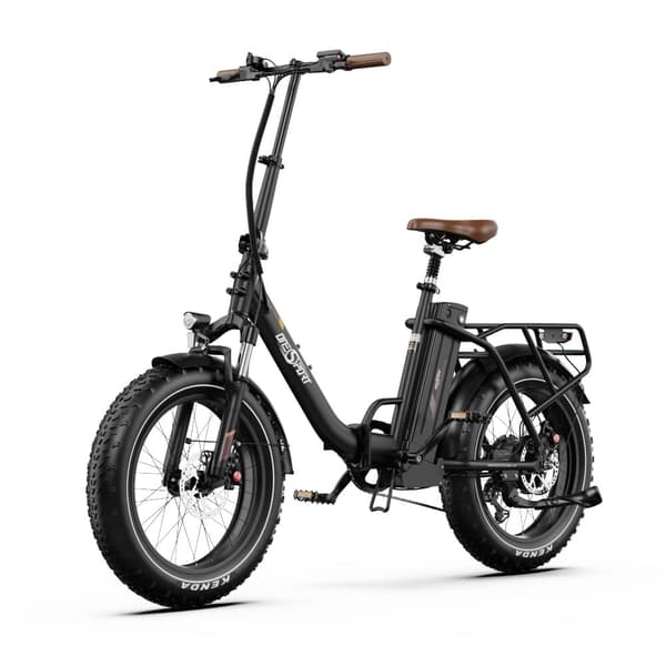 OneSport OT16Max taitettava sähköpyörä 500W, 48V 18Ah akku, maksimikantama 120km, Shimano 7-vaihteinen, 20"*4.0 rasvarengas, LCD-näyttö Bluetoothilla