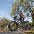 Miniatyrbillede 7 af 8: Elektrisk mountainbike RZOGUWEX S7, 48V 25AH batteri, 1000W motor, 26" tykke dæk, grå