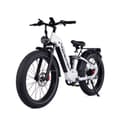 Miniatyrbillede 1 af 8: Elektrisk fatbike RZOGUWEX S9, 48V 25AH batteri, 1000W motor, 26", hvid