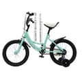 Miniatyrbillede 1 af 2: Børnecykel, Justerbar sædehøjde, Holdbar carbonstålramme,grøn