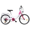 Miniatyrbild 1 av 2: Barncykel, 6-växlad växelsystem, justerbar höjd,Rosa