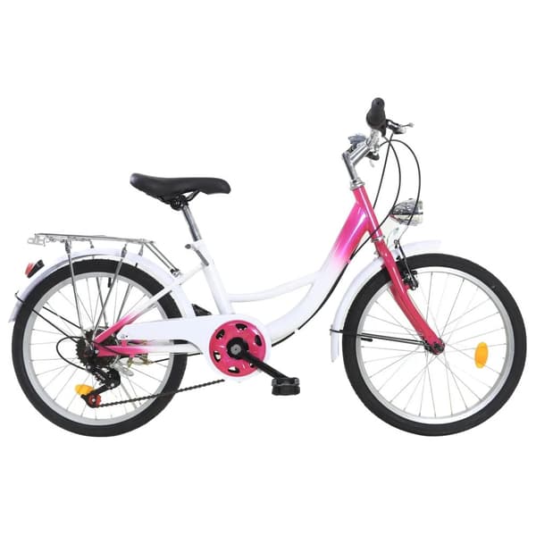 Barncykel, 6-växlad växelsystem, justerbar höjd,Rosa