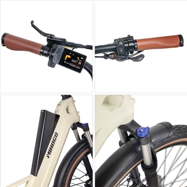 MIHOGO-Air Max ULTRA-LIGHT E-Bike kahdella akulla, toimintasäde enintään 194 km, paino 25 kg, sovellustuki