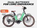 Pikkukuva 7 / 11: MIHOGO-Air Max ULTRA-LIGHT E-Bike kahdella akulla, toimintasäde enintään 194 km, paino 25 kg, sovellustuki