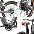 Pikkukuva 4 / 11: MIHOGO-Air Max ULTRA-LIGHT E-Bike kahdella akulla, toimintasäde enintään 194 km, paino 25 kg, sovellustuki