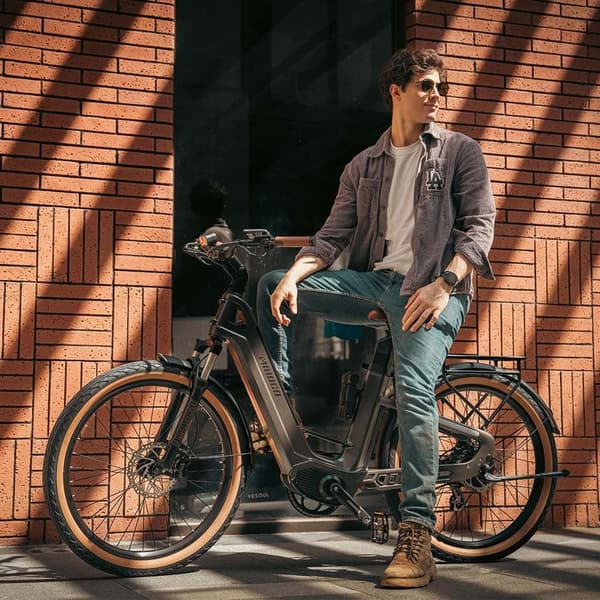 MIHOGO-Air Max ULTRA-LIGHT E-Bike kahdella akulla, toimintasäde enintään 194 km, paino 25 kg, sovellustuki
