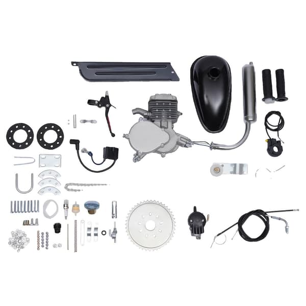 80cc benzinmotor, topfart 38 km/t, brændstofforbrug 4L/100km,sort