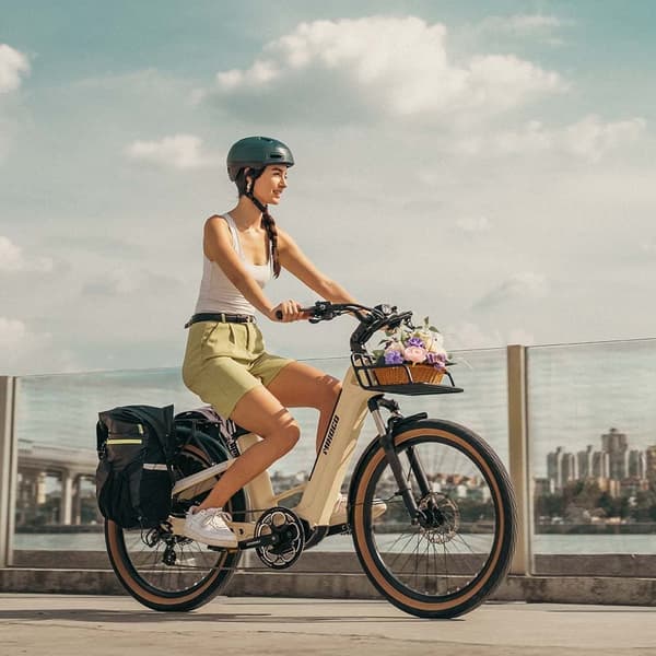 MIHOGO-Air Max 194 km lång räckvidd, momentsensorer, kolfiberram endast 3,5 kg, dubbelt batteri, smart display