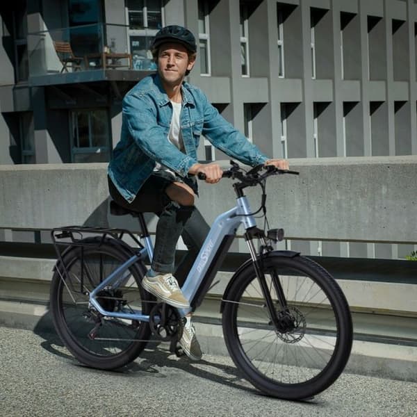 ONESPORT OT05 Elcykel 250W 36V18.2Ah 27.5" 120km +APP Praktisk för resor, parkering, Grå