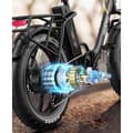 Miniatyrbild 2 av 6: ONESPORT Elcykel OT16 Max 48V 18Ah 500W 50km/h Modeller för män och kvinnor Praktisk för att ta sig fram och parkera. Beige