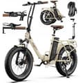 Miniatyrbild 1 av 6: ONESPORT Elcykel OT16 Max 48V 18Ah 500W 50km/h Modeller för män och kvinnor Praktisk för att ta sig fram och parkera. Beige