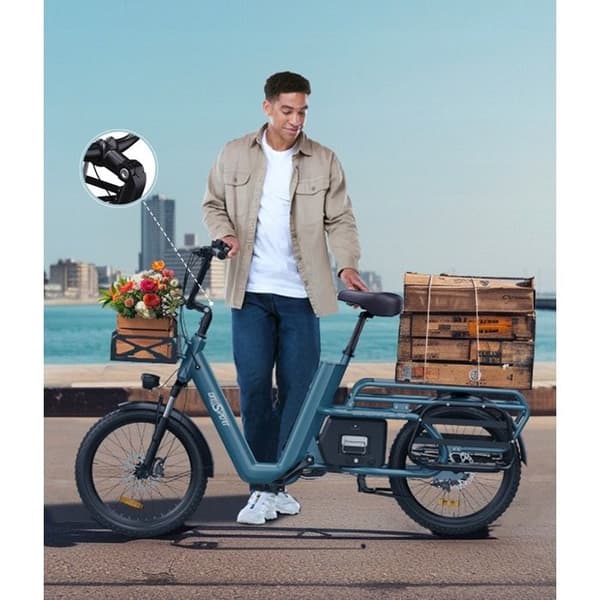 ONESPORT OT01 48V 27AH 100km 650W 25km/h Elcykel för vuxna Stort batterikapacitet