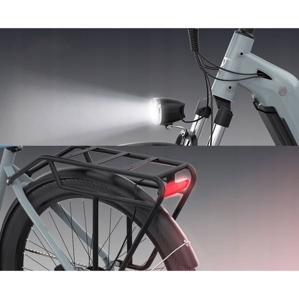 Elcykel 27,5" Onesport OT05 18,2Ah Hydraulisk skivbroms Ny 2025 Lätt att flytta och parkera. Blå.