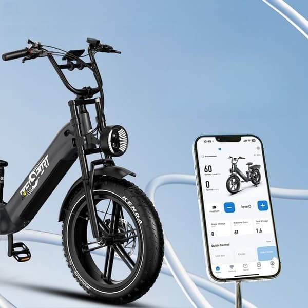 ONESPORT EL CYCLE ELECTRIC OT08 pro 500W 48V18A 45KM/H 190KM 20" FAT DÄCK Lätt att transportera och parkera. Svart färg