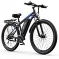 Miniatyrbild 1 av 6: DUOTTS C29 48V 30Ah 55KM/H 29'' Shimano21 växellåda med apparater Två batterier Lätt att resa och parkera Blå Svart